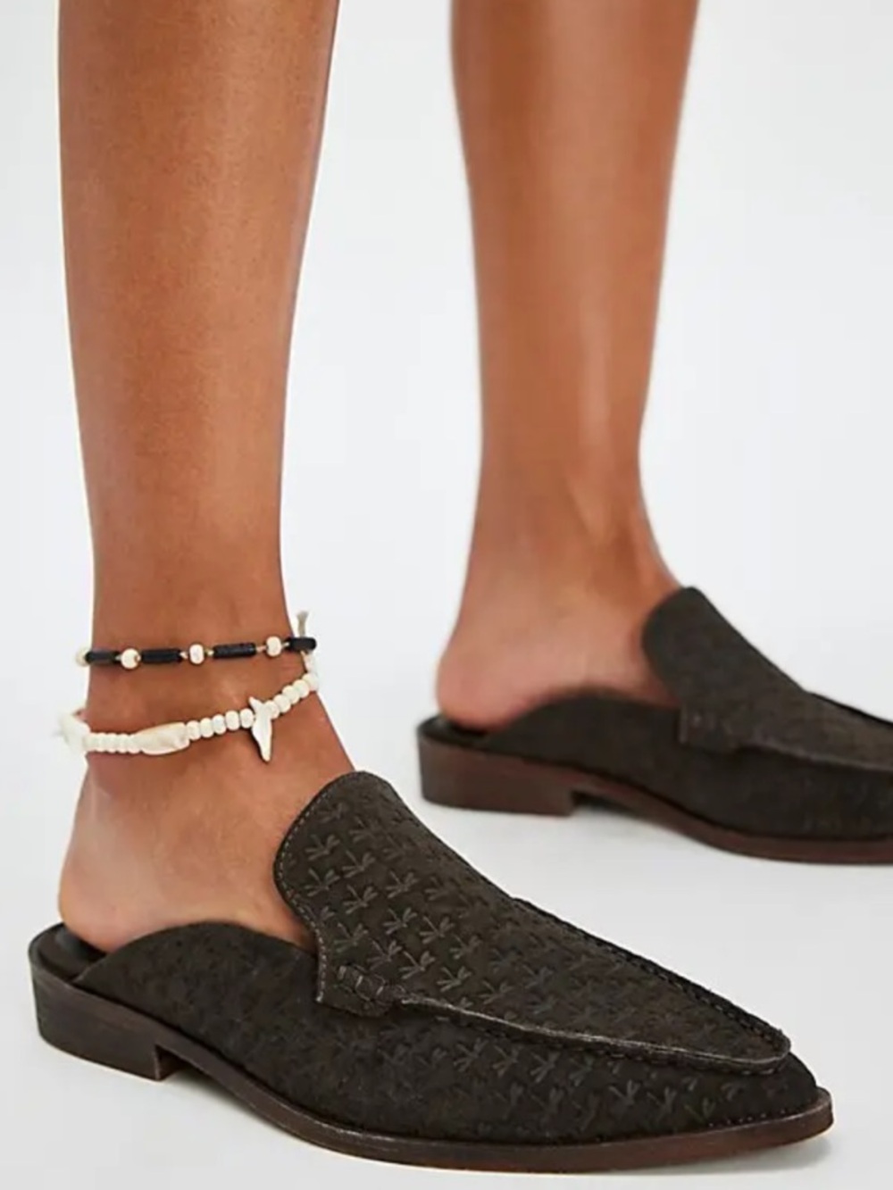 Free People Dragonfly Embossed Loafer, Size 8, New without Tag
